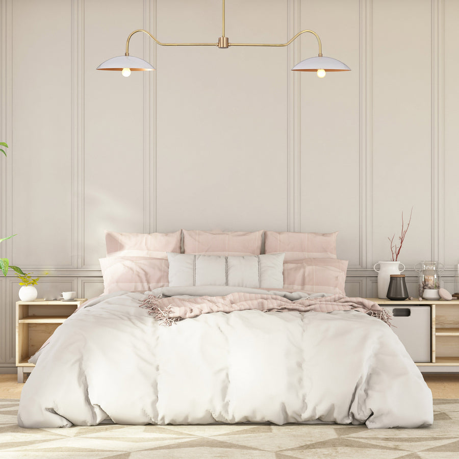 Monaco Discus - Ceiling Chandelier - 2 Lights - 32324