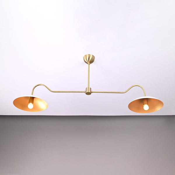 Monaco Discus - Ceiling Chandelier - 2 Lights - 32324