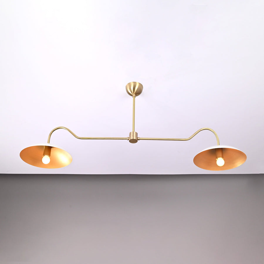 Monaco Discus - Ceiling Chandelier - 2 Lights - 32324