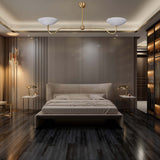 Milan Discus  -  Uplifting Chandelier - 2 Lights - 32325