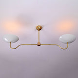 Milan Discus  -  Uplifting Chandelier - 2 Lights - 32325