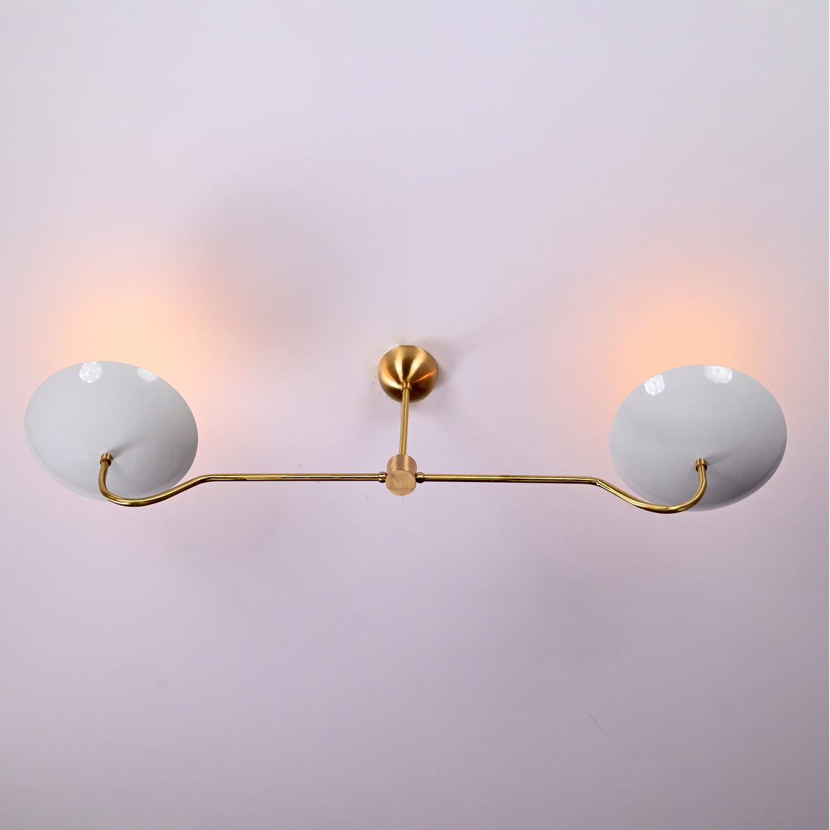 Milan Discus  -  Uplifting Chandelier - 2 Lights - 32325