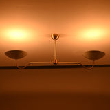 Milan Discus  -  Uplifting Chandelier - 2 Lights - 32325