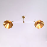 Lisbon Discus Mid-century Chandelier - 2 Lights - 32327