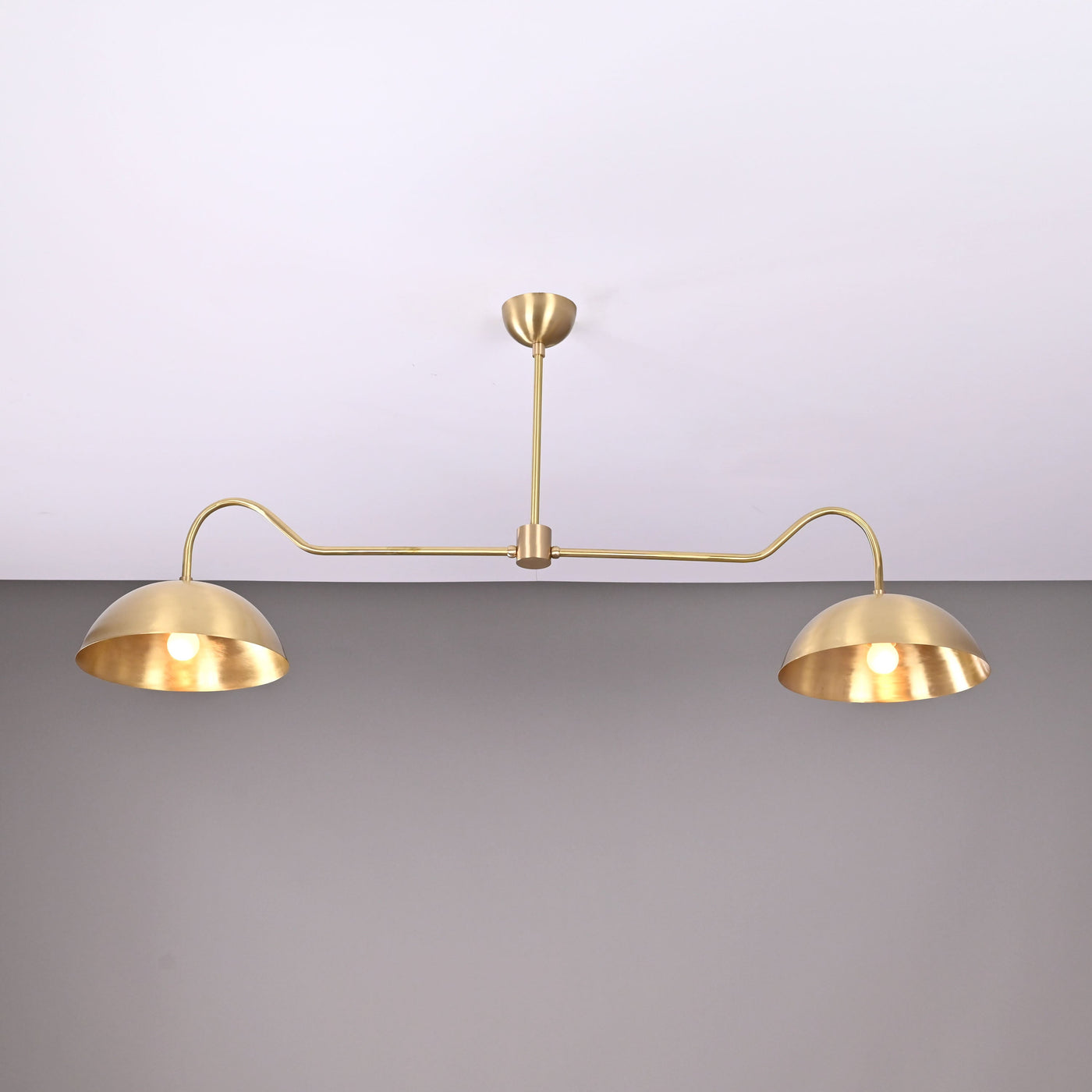 Lisbon Discus Mid-century Chandelier - 2 Lights - 32327