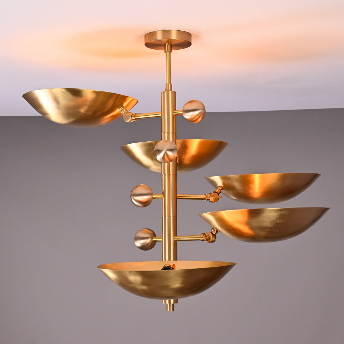 Athens Ortbital  -  Uplifting Chandelier - 5 Lights - 32335