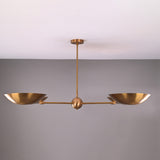 Paris Discus  -  Uplifting Pendant Chandelier - 4 Lights - 32337