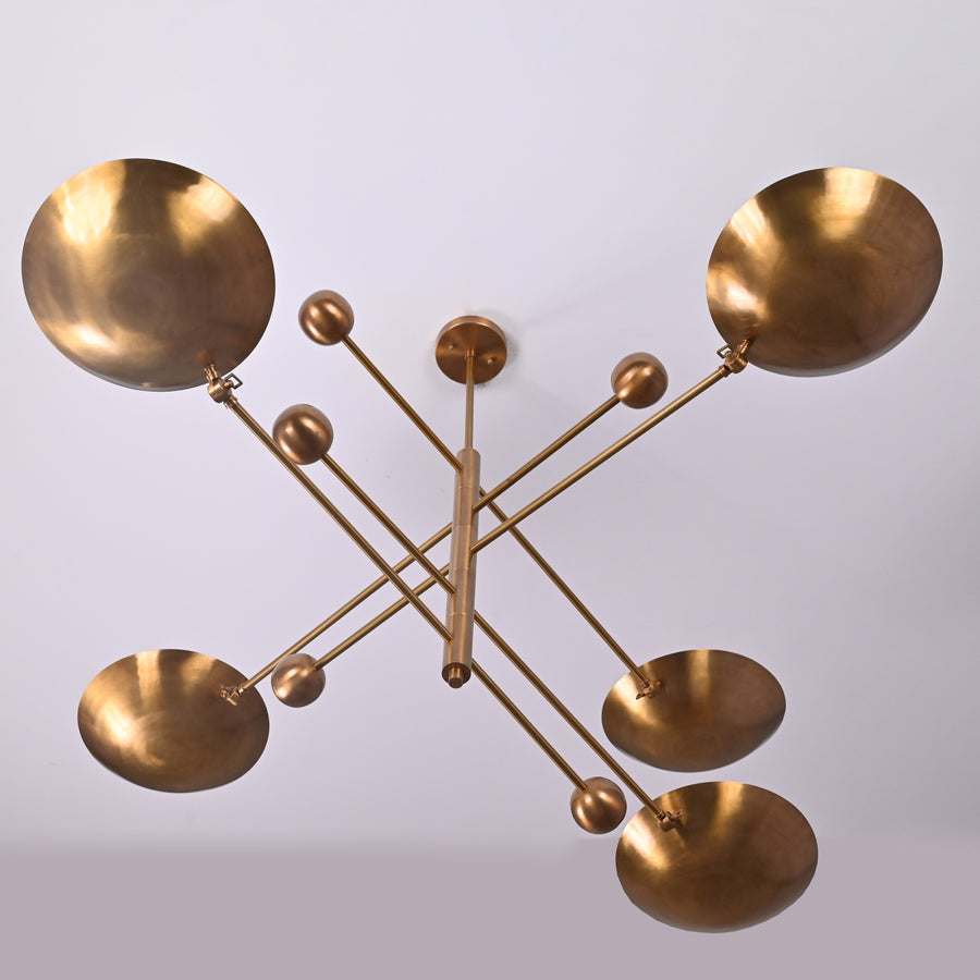 Oslo Ortbital  -  Uplifting Chandelier - 5 Lights - 32338