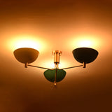Kyoto Discus  - Flush Mount Uplifting Pendant Chandelier - 3 Lights - 32339