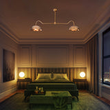 Paris Discus - Brass Chandelier - 2 Lights - 32342