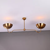 Copenhagen Discus  -  Uplifting Pendant Chandelier - 2 Lights - 32343