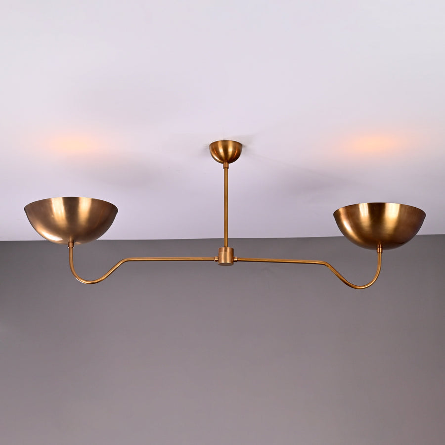 Copenhagen Discus  -  Uplifting Pendant Chandelier - 2 Lights - 32343