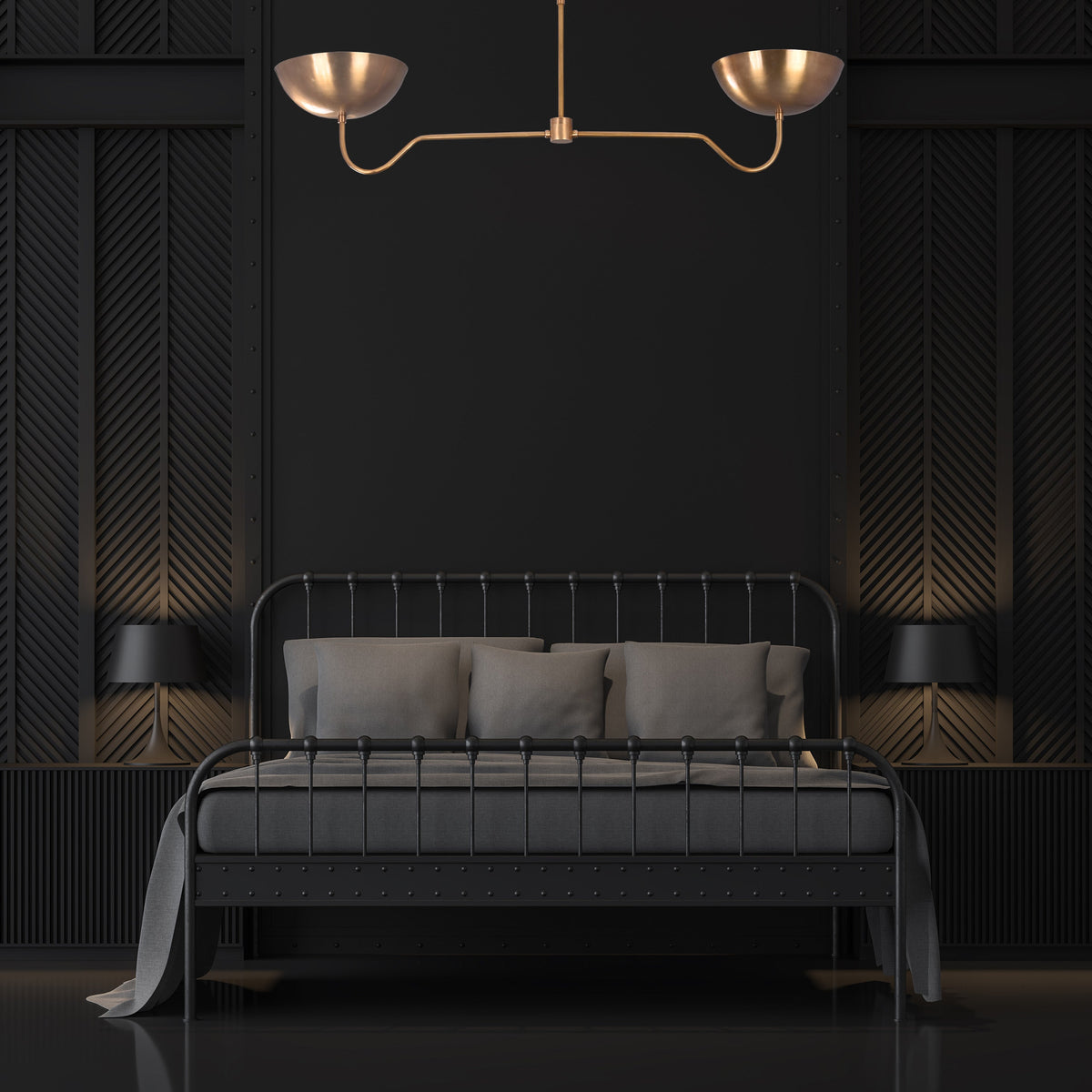 Copenhagen Discus  -  Uplifting Pendant Chandelier - 2 Lights - 32343