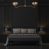Copenhagen Discus  -  Uplifting Pendant Chandelier - 2 Lights - 32343