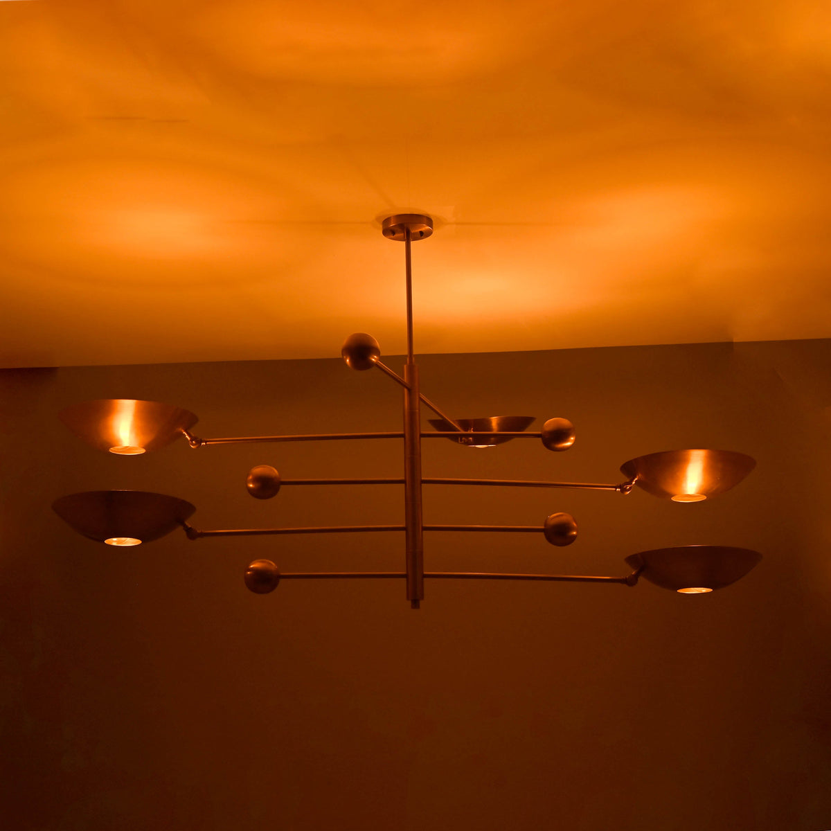 Prague Orbital - Ceiling Chandelier - 5 Lights - 32344