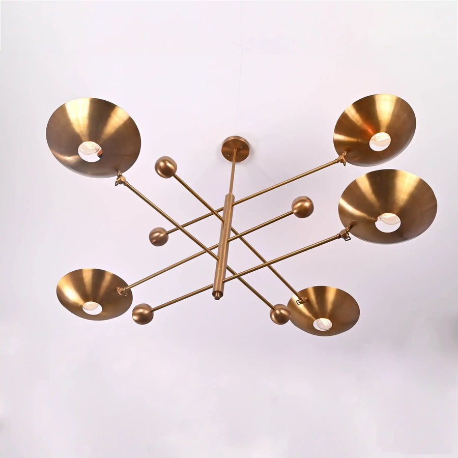 Prague Orbital - Ceiling Chandelier - 5 Lights - 32344
