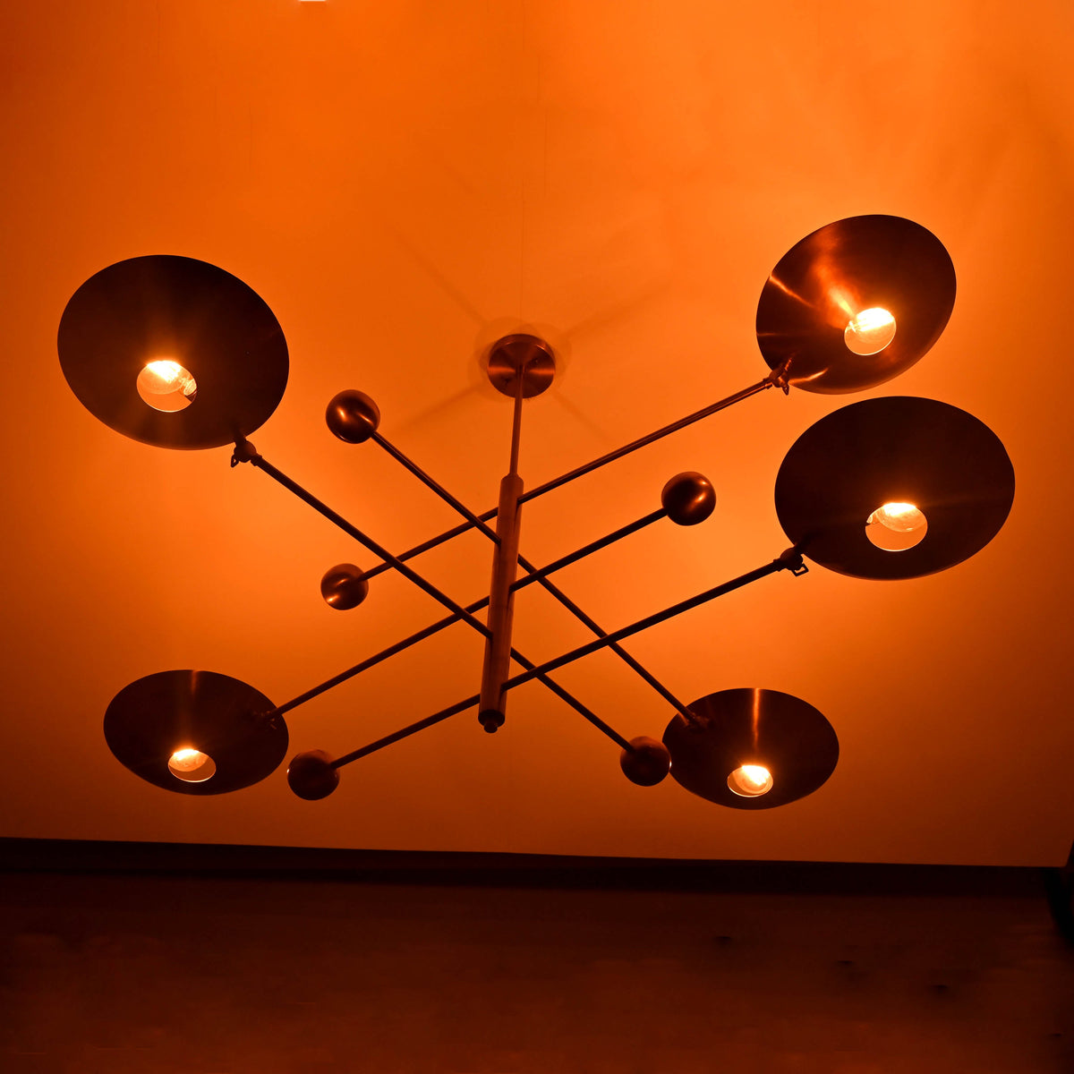 Prague Orbital - Ceiling Chandelier - 5 Lights - 32344