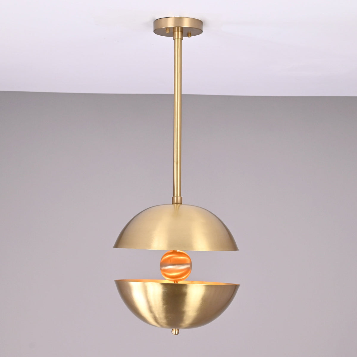 Prague Crest  -  Uplifting Mid-century Chandelier - 6 Lights - 32346
