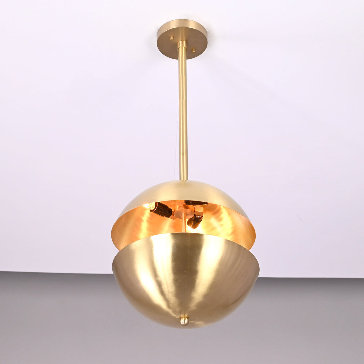 Prague Crest  -  Uplifting Mid-century Chandelier - 6 Lights - 32346