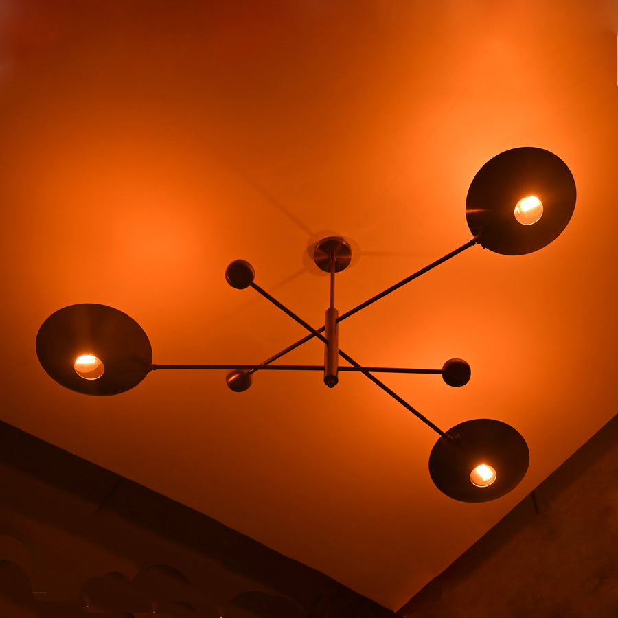 Kyoto Ortbital  -  Uplifting Ceiling Chandelier - 3 Lights - 32347