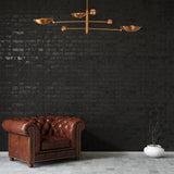Kyoto Ortbital  -  Uplifting Ceiling Chandelier - 3 Lights - 32347