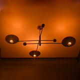 Kyoto Ortbital  -  Uplifting Ceiling Chandelier - 3 Lights - 32347