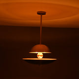 Kyoto Discus  -  Uplifting Mid-century Chandelier - 5 Lights - 32348