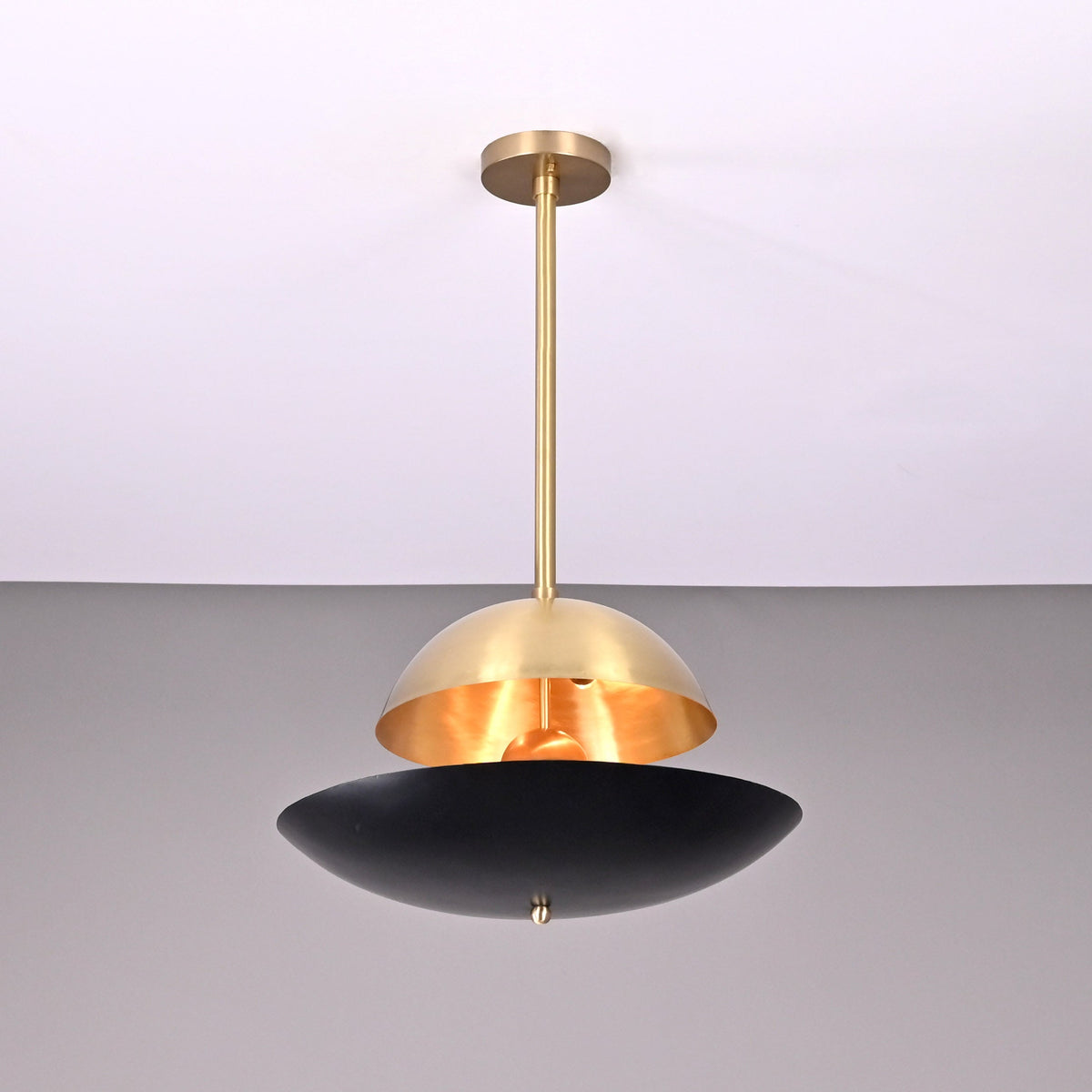 Kyoto Discus  -  Uplifting Mid-century Chandelier - 5 Lights - 32348