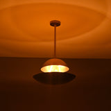 Kyoto Discus  -  Uplifting Mid-century Chandelier - 5 Lights - 32348