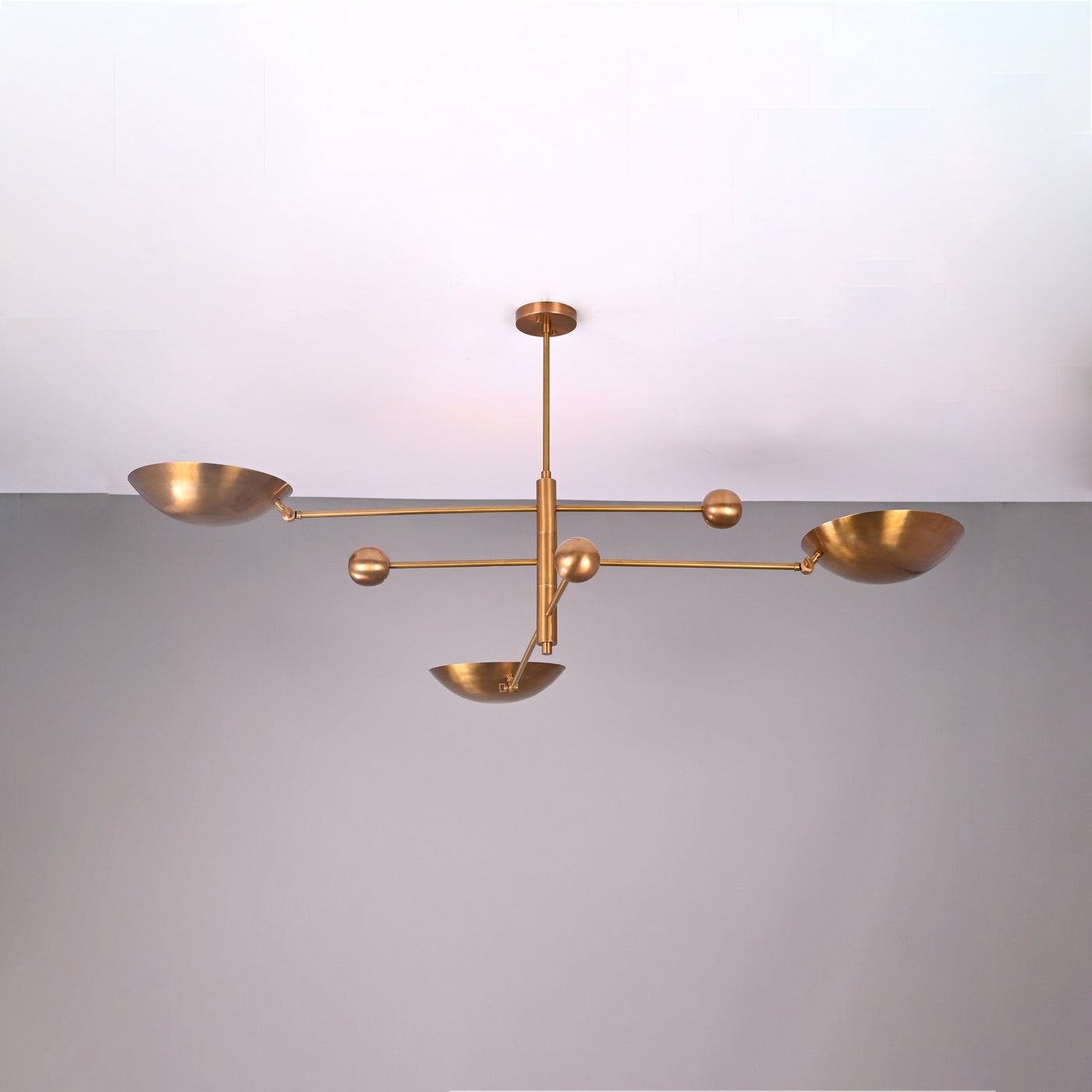 Vienna Ortbital  -  Uplifting Mid-century Chandelier - 3 Lights - 32351