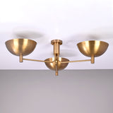 Vienna Discus  - Flush Mount Uplifting Chandelier - 3 Lights - 32352
