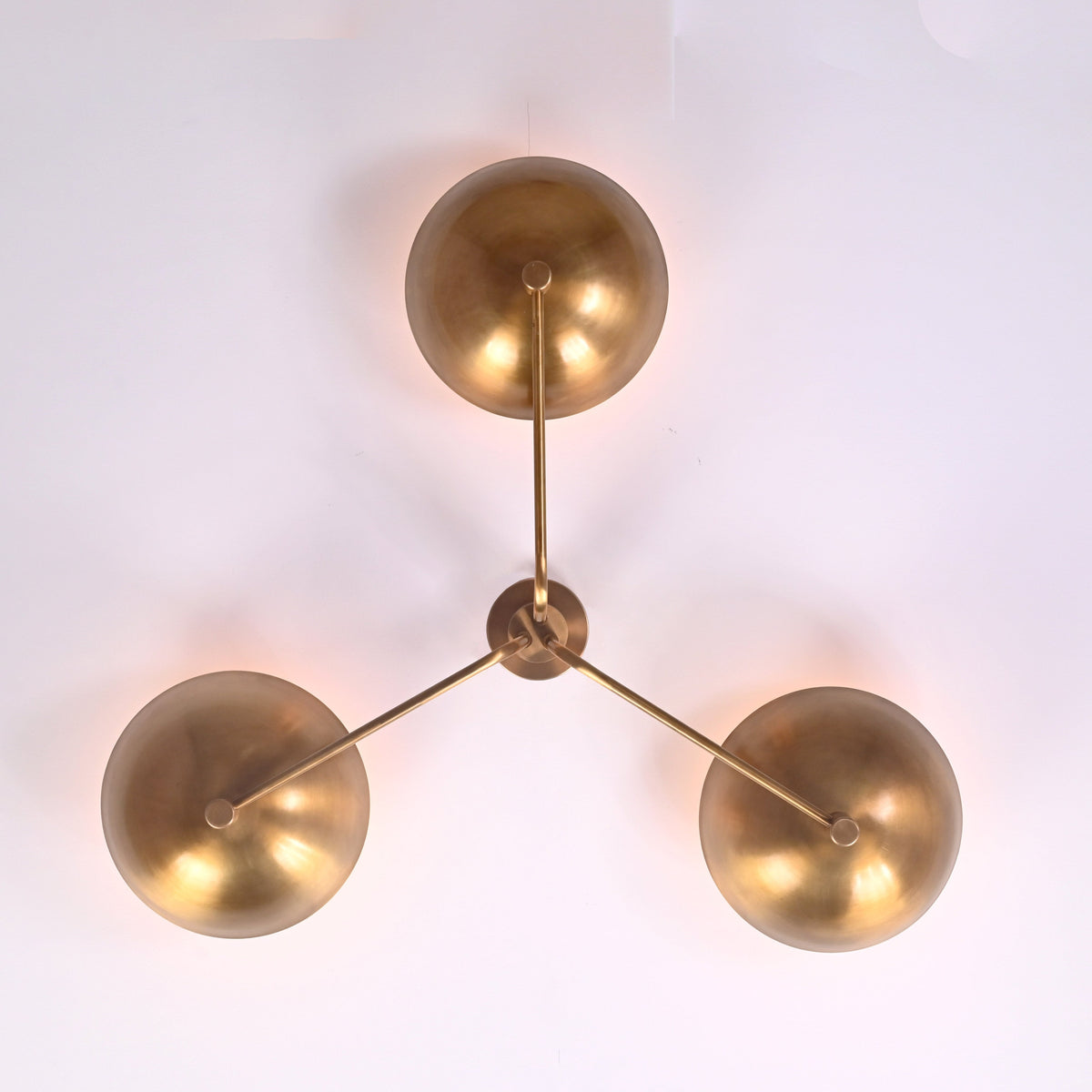 Vienna Discus  - Flush Mount Uplifting Chandelier - 3 Lights - 32352