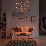 Zurich Ortbital  -  Uplifting Ceiling Chandelier - 5 Lights - 32356