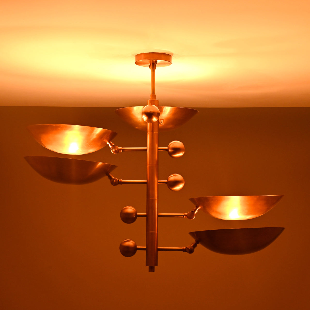 Zurich Ortbital  -  Uplifting Ceiling Chandelier - 5 Lights - 32356