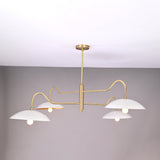 Kyoto Orbital - Brass Chandelier - 4 Lights - 32357