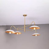 Kyoto Orbital - Brass Chandelier - 4 Lights - 32357