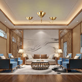 Cairo Ortbital  -  Uplifting Ceiling Chandelier - 4 Lights - 32359
