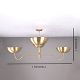 Cairo Ortbital  -  Uplifting Ceiling Chandelier - 4 Lights - 32359