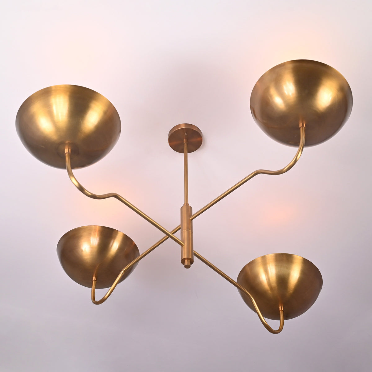 Monaco Ortbital  -  Uplifting Mid-century Chandelier - 4 Lights - 32366
