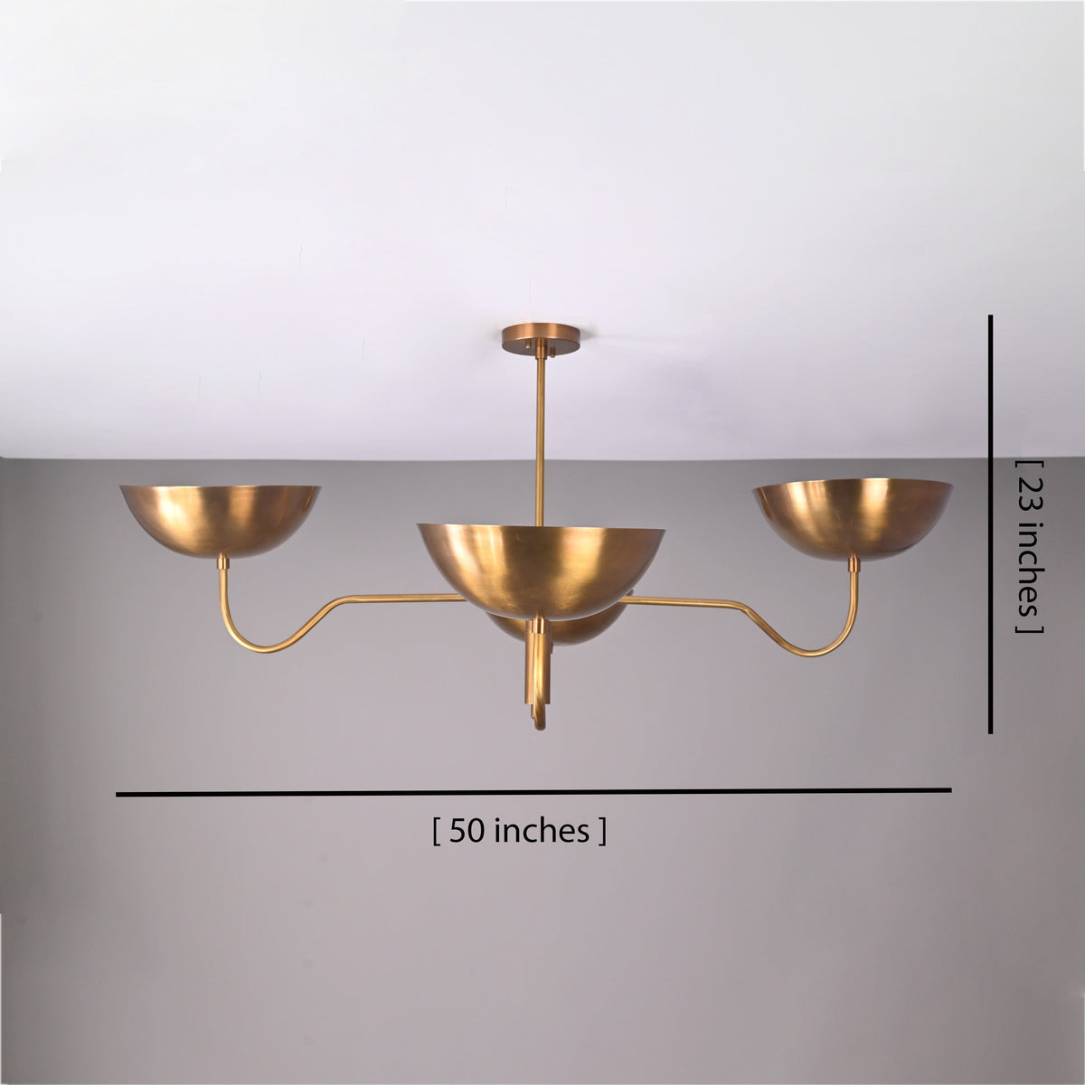 Monaco Ortbital  -  Uplifting Mid-century Chandelier - 4 Lights - 32366