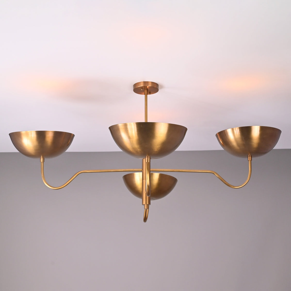 Monaco Ortbital  -  Uplifting Mid-century Chandelier - 4 Lights - 32366