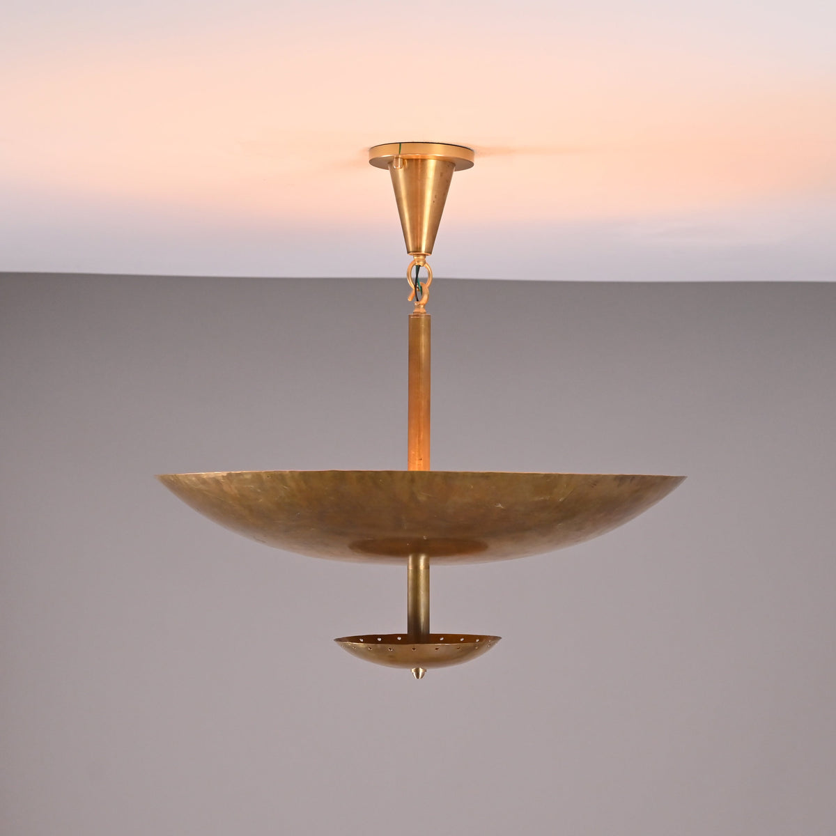 Lisbon Discus  -  Uplifting Ceiling Chandelier - 5 Lights - 32373