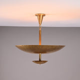 Lisbon Discus  -  Uplifting Ceiling Chandelier - 5 Lights - 32373