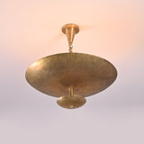 Lisbon Discus  -  Uplifting Ceiling Chandelier - 5 Lights - 32373