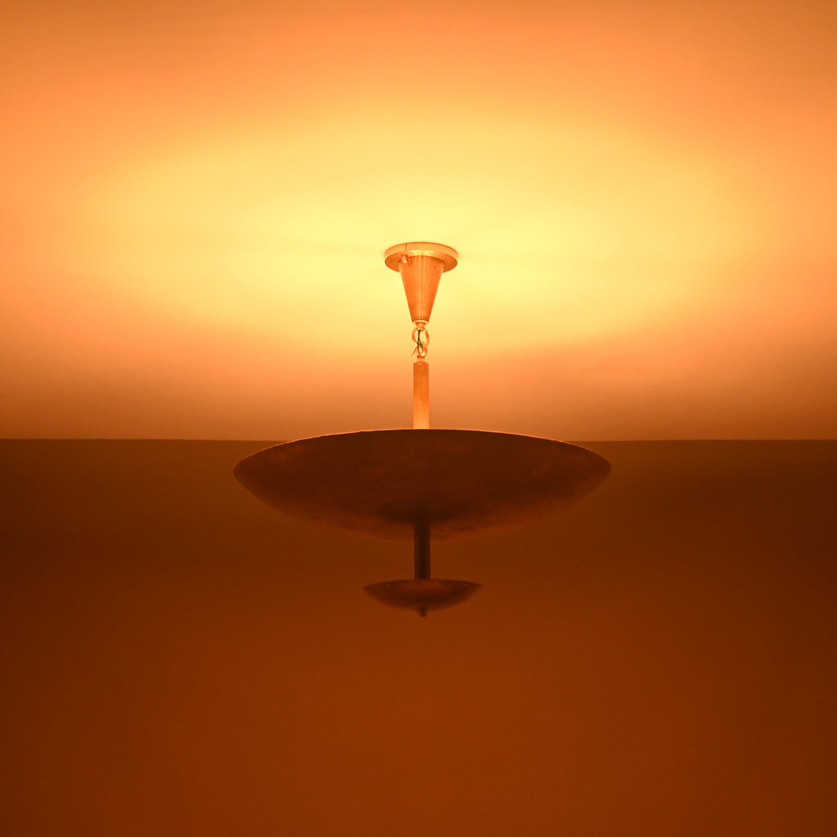 Lisbon Discus  -  Uplifting Ceiling Chandelier - 5 Lights - 32373