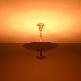 Lisbon Discus  -  Uplifting Ceiling Chandelier - 5 Lights - 32373
