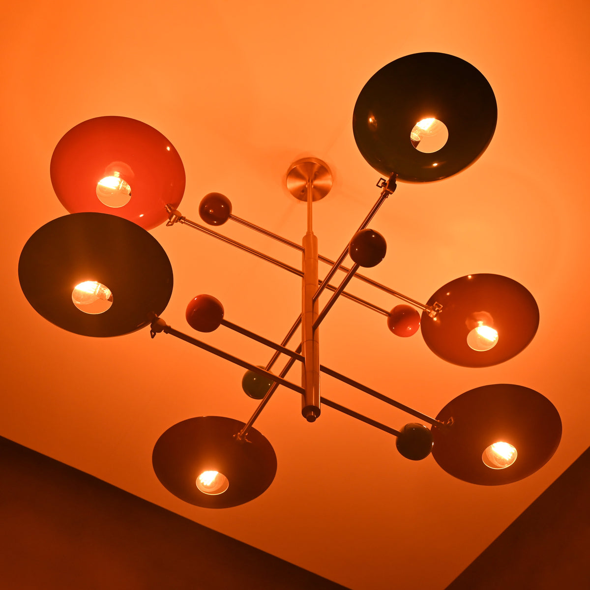 Vienna Orbital - Pendant Chandelier - 6 Lights - 32374