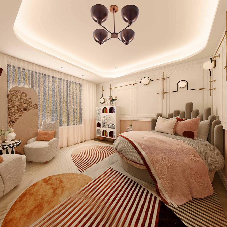 Barcelona Discus - Chandelier - 4 Lights - 32376