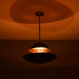 Paris Discus  -  Uplifting Mid-century Chandelier - 5 Lights - 32379