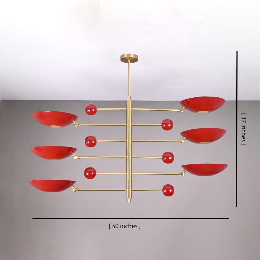 Cairo Orbital - Chandelier - 6 Lights - 32380